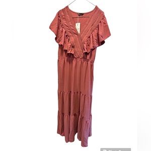 Women’s Boho Dress w/pockets Size M